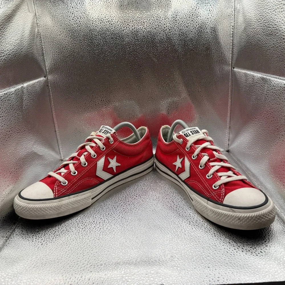 Size 7 Converse All Star Player 76 Red White Kids Casual Lifestyle Shoes A08404F